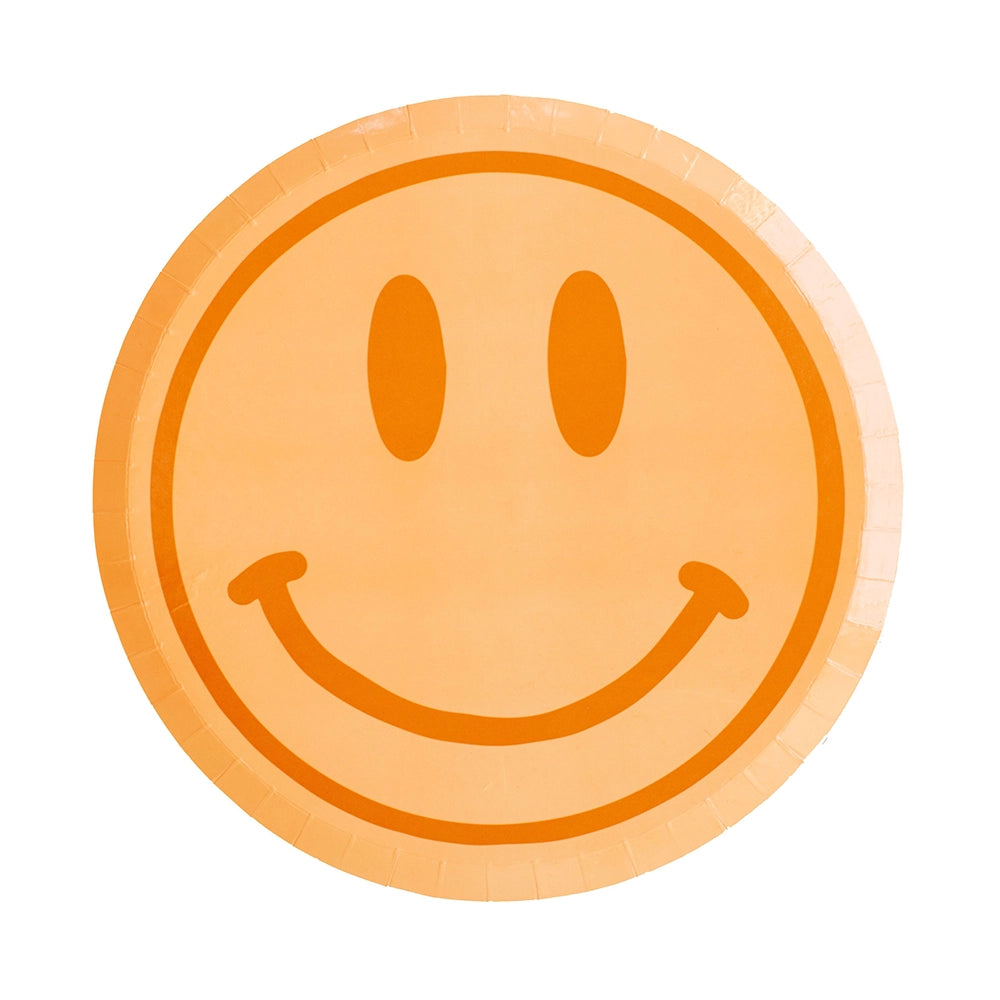 Smiley Teller / Orange / Klein