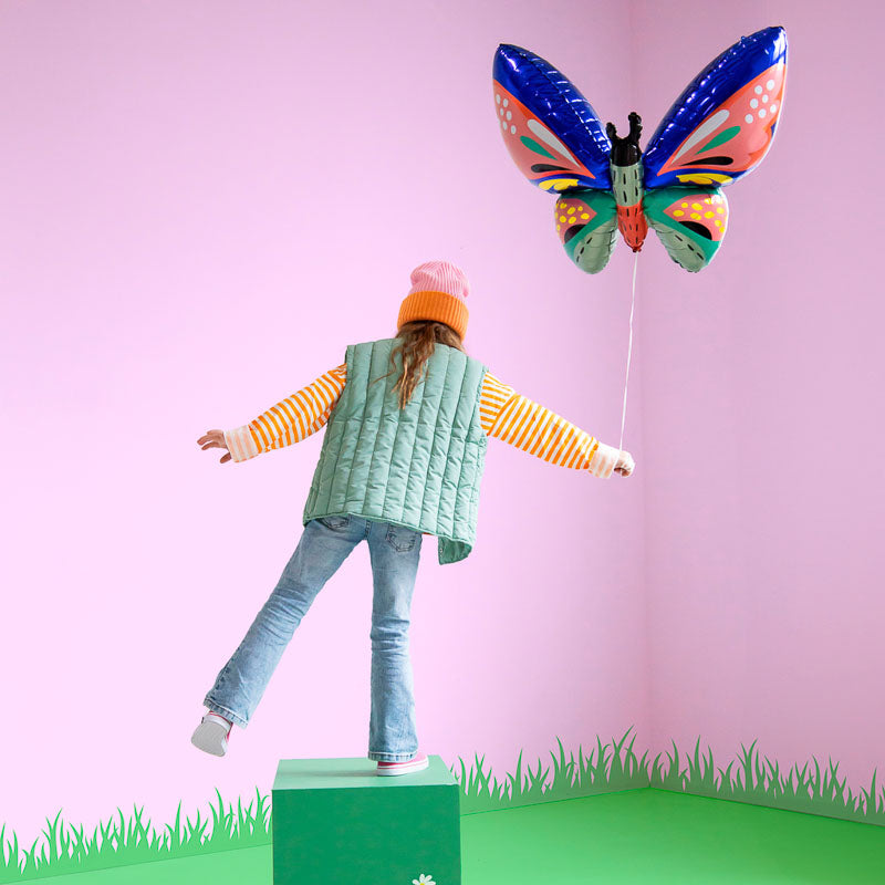 Schmetterling Folienballon / Bunt