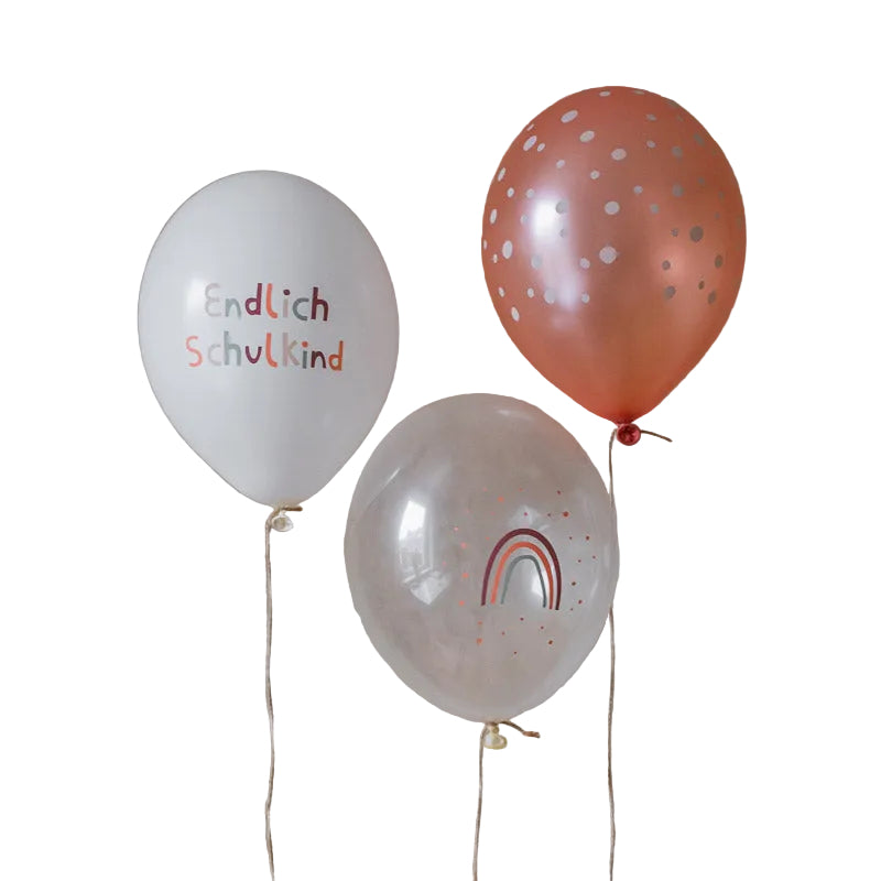 rosa glitzer schulkind deko