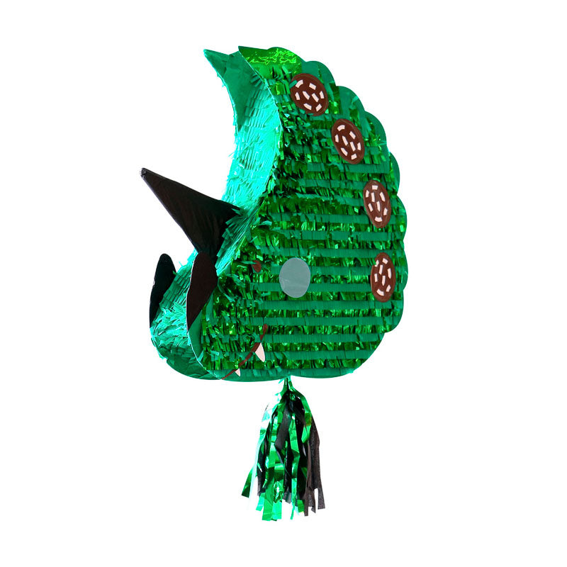Dino Kopf Pinata / Grün