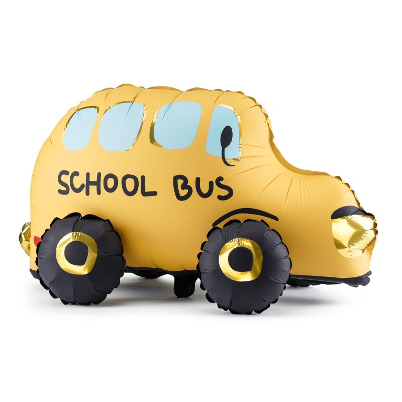 Schulbus Folienballon / Gelb