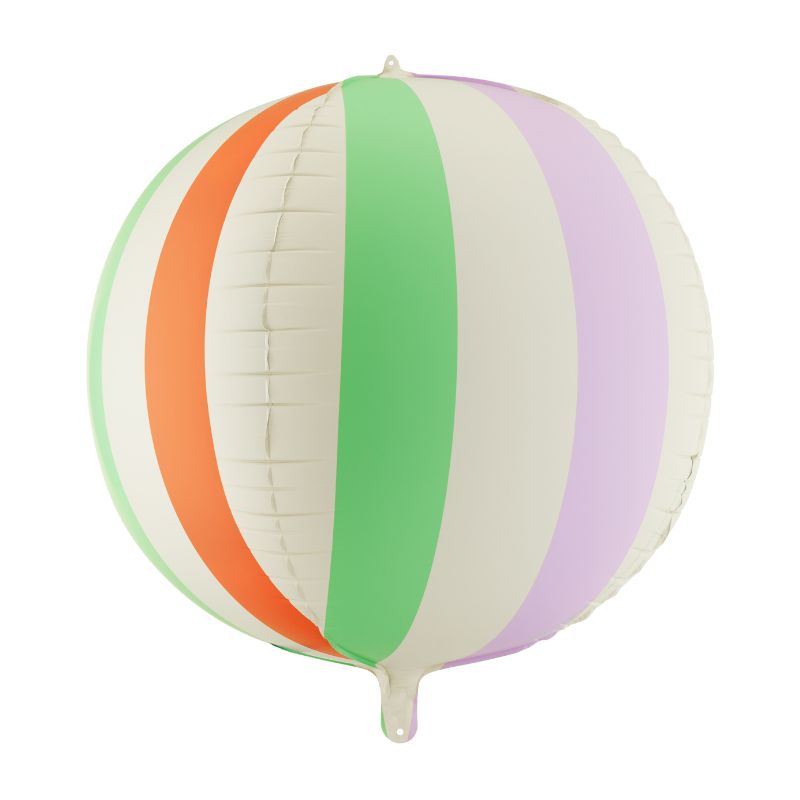 Kugel Ballon / Streifen / Pastell