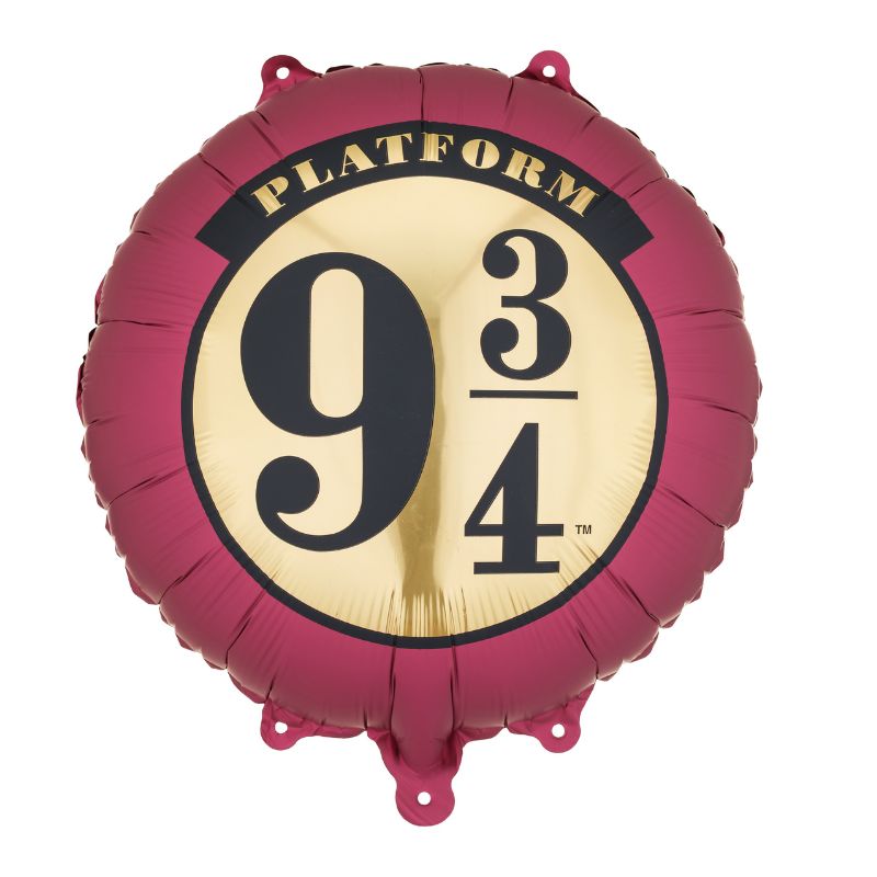Harry Potter Folienballon Gleis 9¾ / Rund