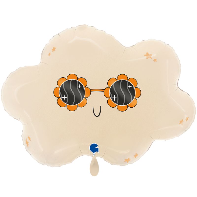 Boho Wolke Folienballon / Crème