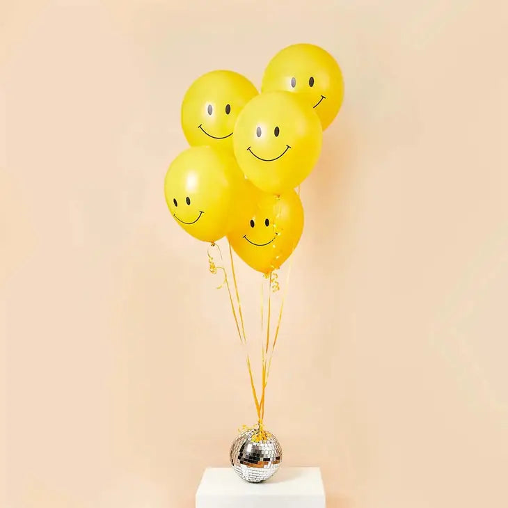 Ballons Set Smiley - Gelb