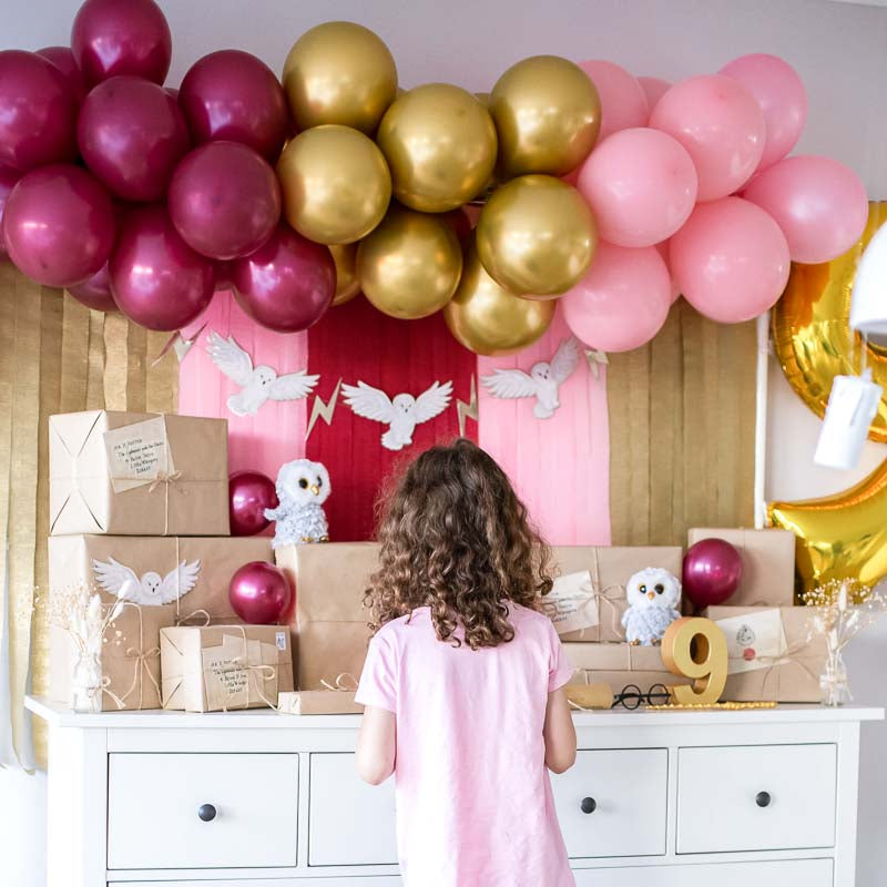 rosa pink zauberlehrling deko