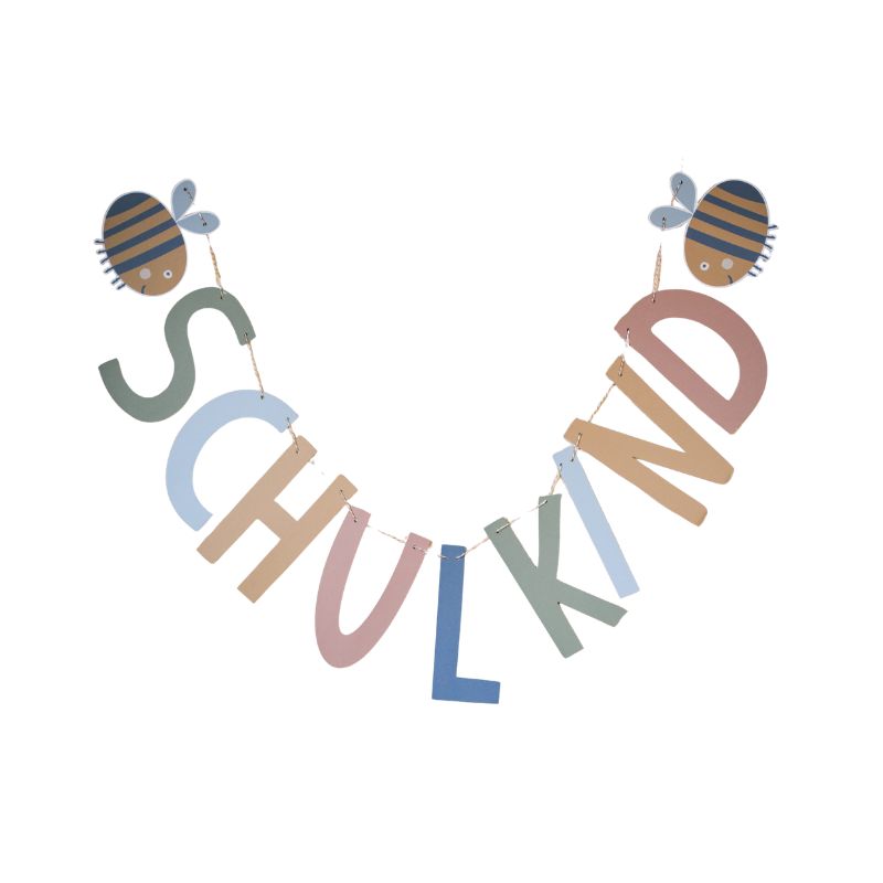 Schulkind Girlande