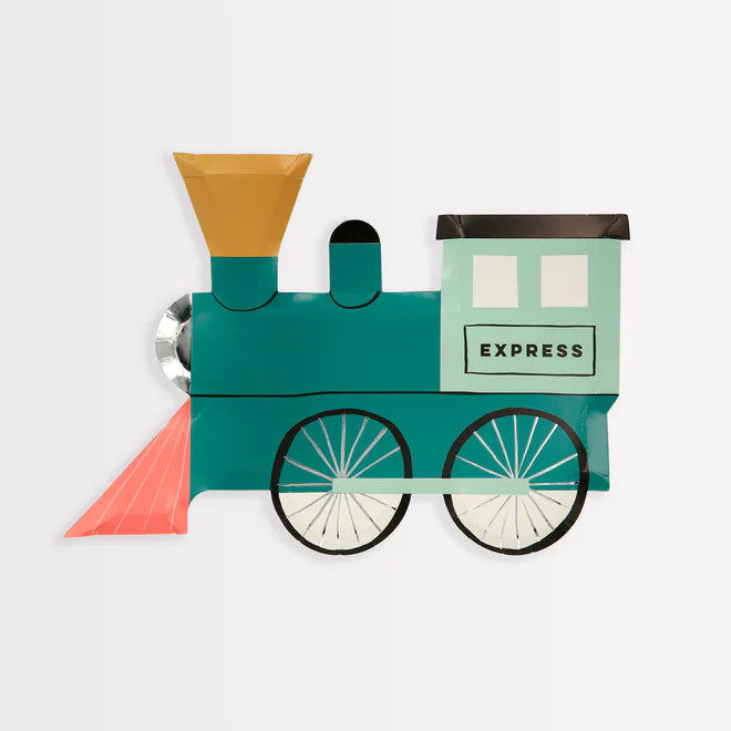 Eisenbahn Party Teller (8 Stück) – Printfetti Eisenbahn Party Teller (8 Stück) – Printfetti