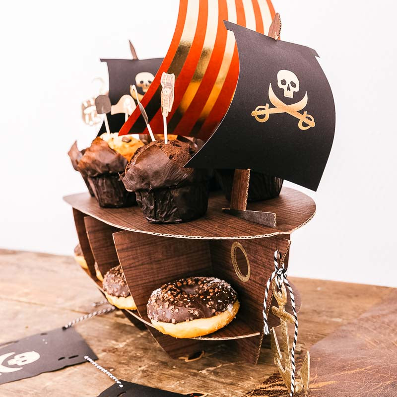 Cupcake Display - Piratenschiff
