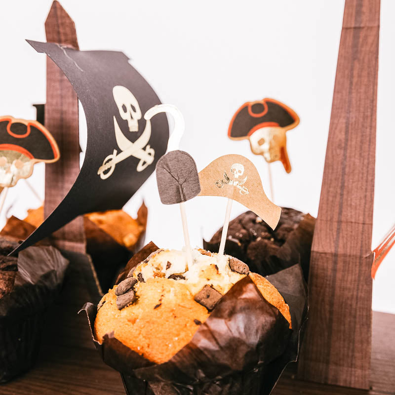 Piraten Cupcake Topper 