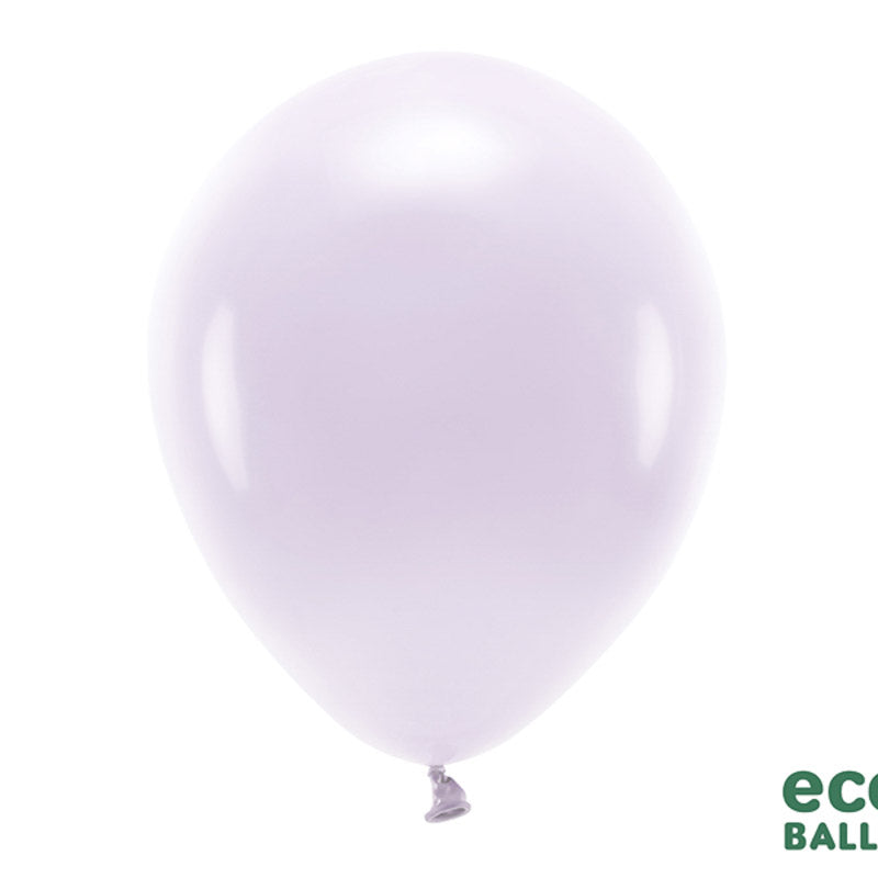 10 ECO Ballons pastell lila lavendel