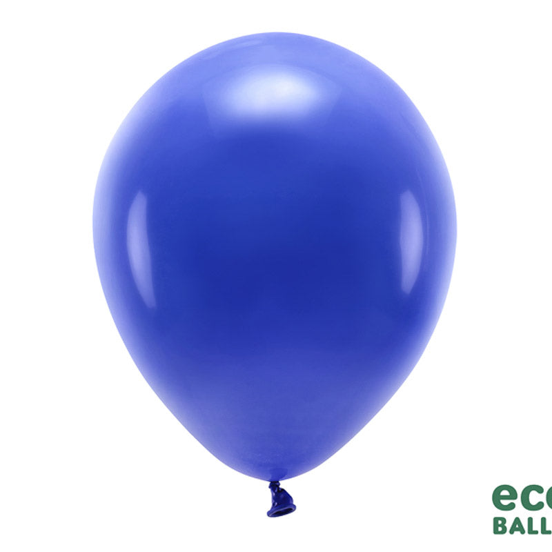 10 ECO Ballons navy blau