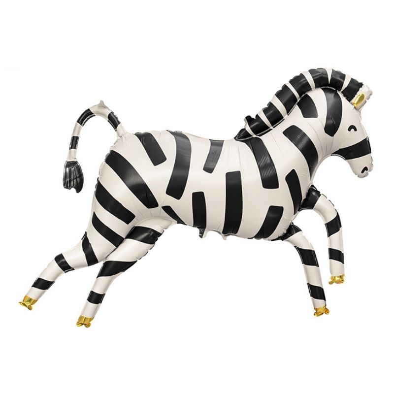 zebra folienballon