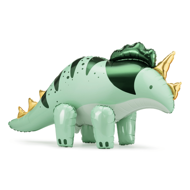 Triceratops Dinosaurier Folienballon Grün