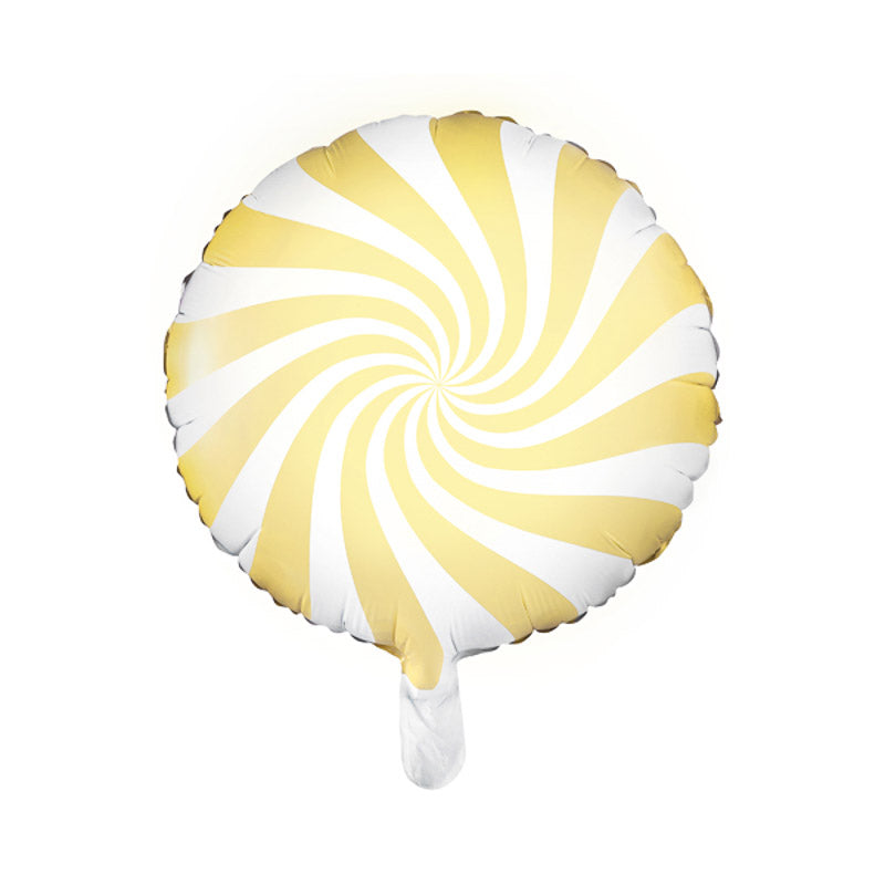Candy Colour Folienballon pastell gelb