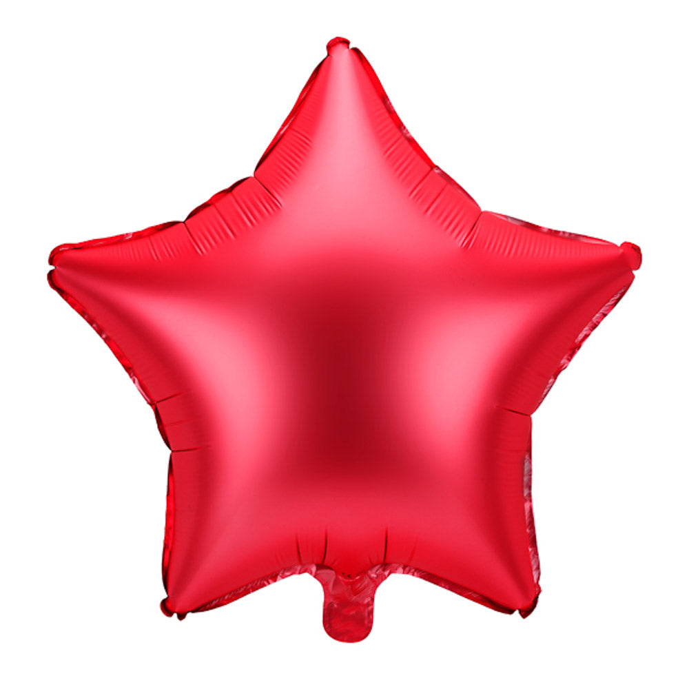 folienballon stern rot