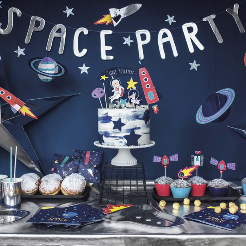 space weltraum party becher 