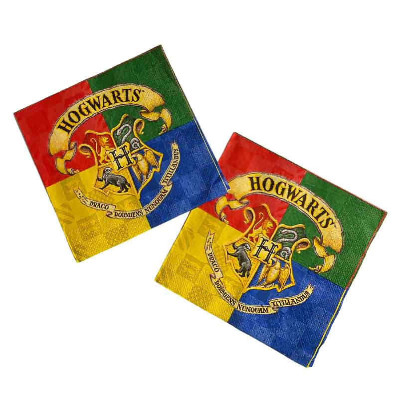 hogwarts servietten bunt