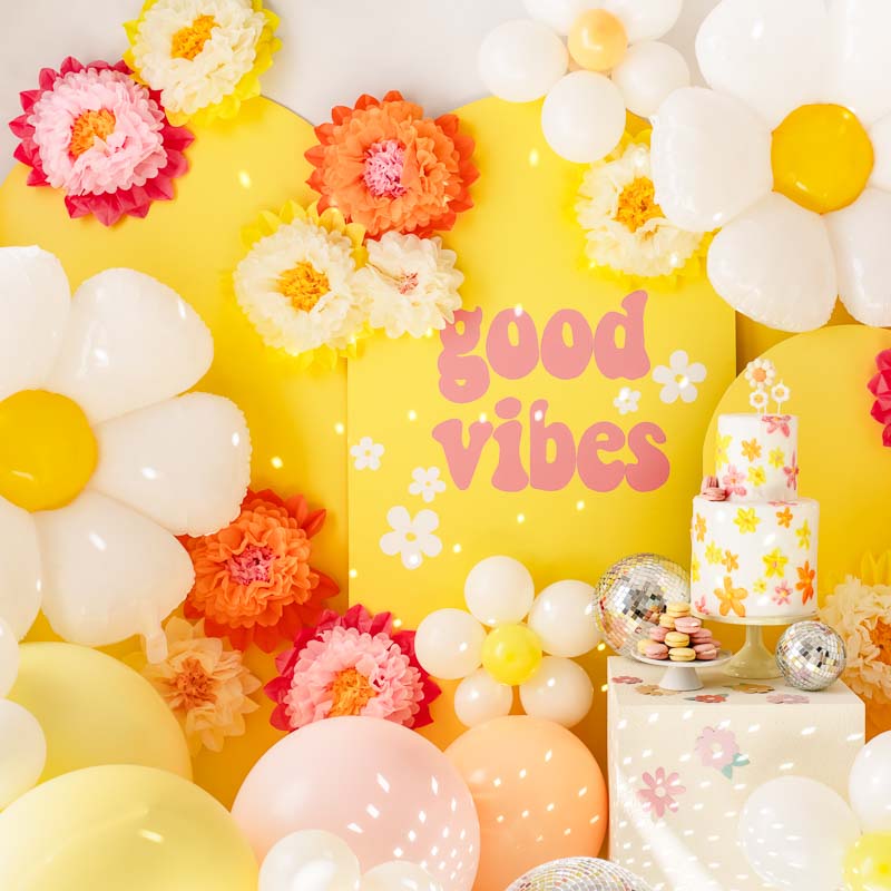 good vibes flower party