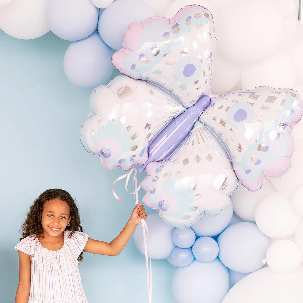 Schmetterling Folienballon / Lila