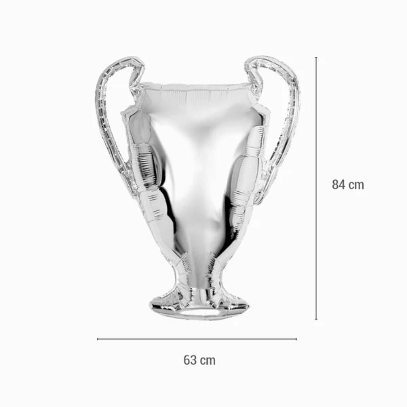 Pokal Folienballon Silber