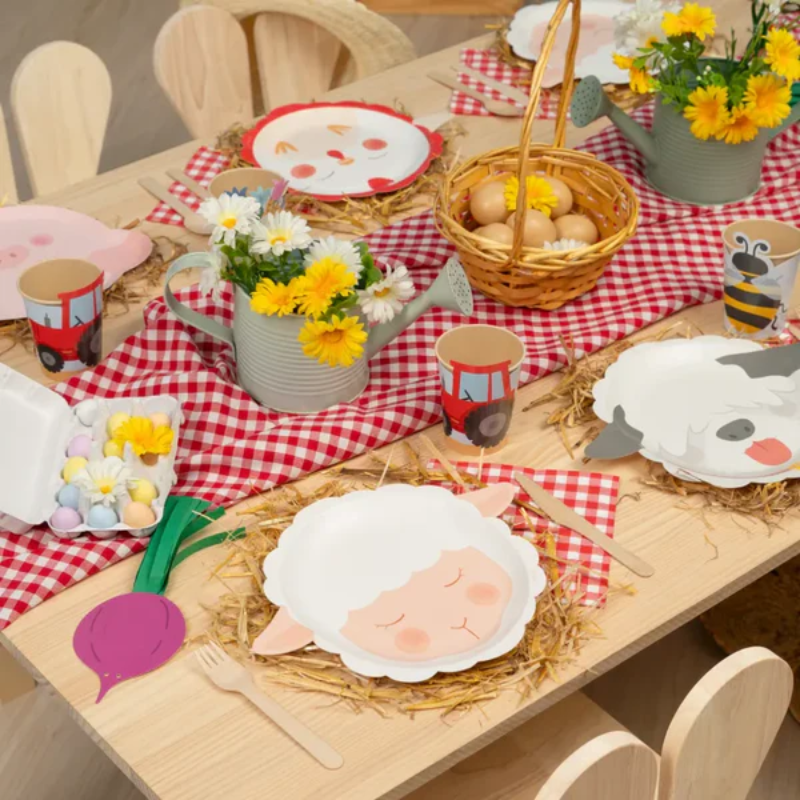 Bauernhof Teller Set