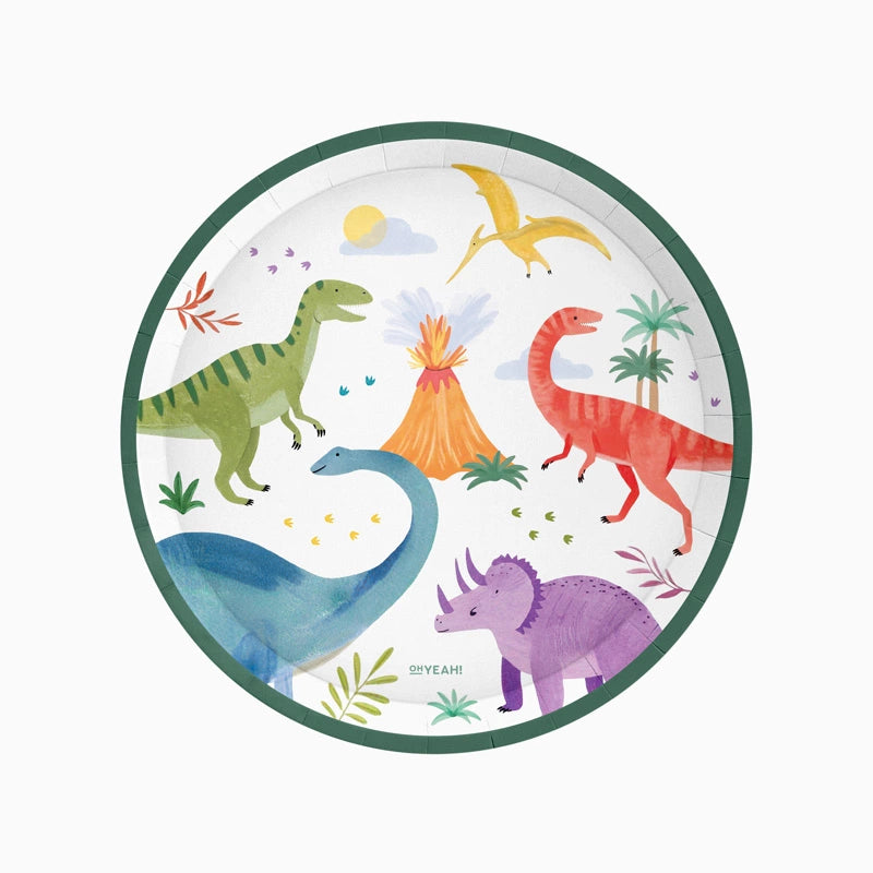 Dinosaurier Motiv Teller 