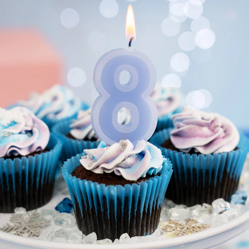 Zahlen Kerze / Kuchen Kerze / Blau für den Geburtstagskuchen – Printfetti