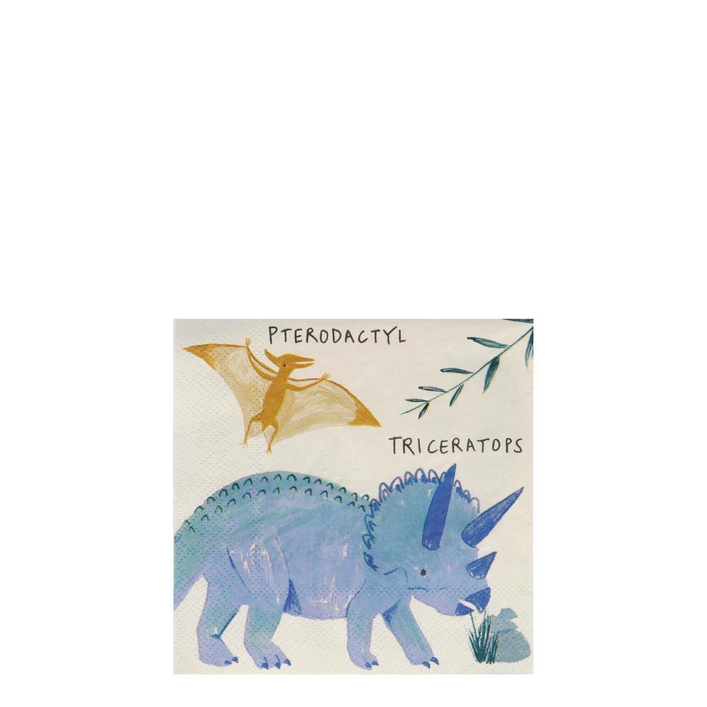 Mini Dinosaurier Servietten