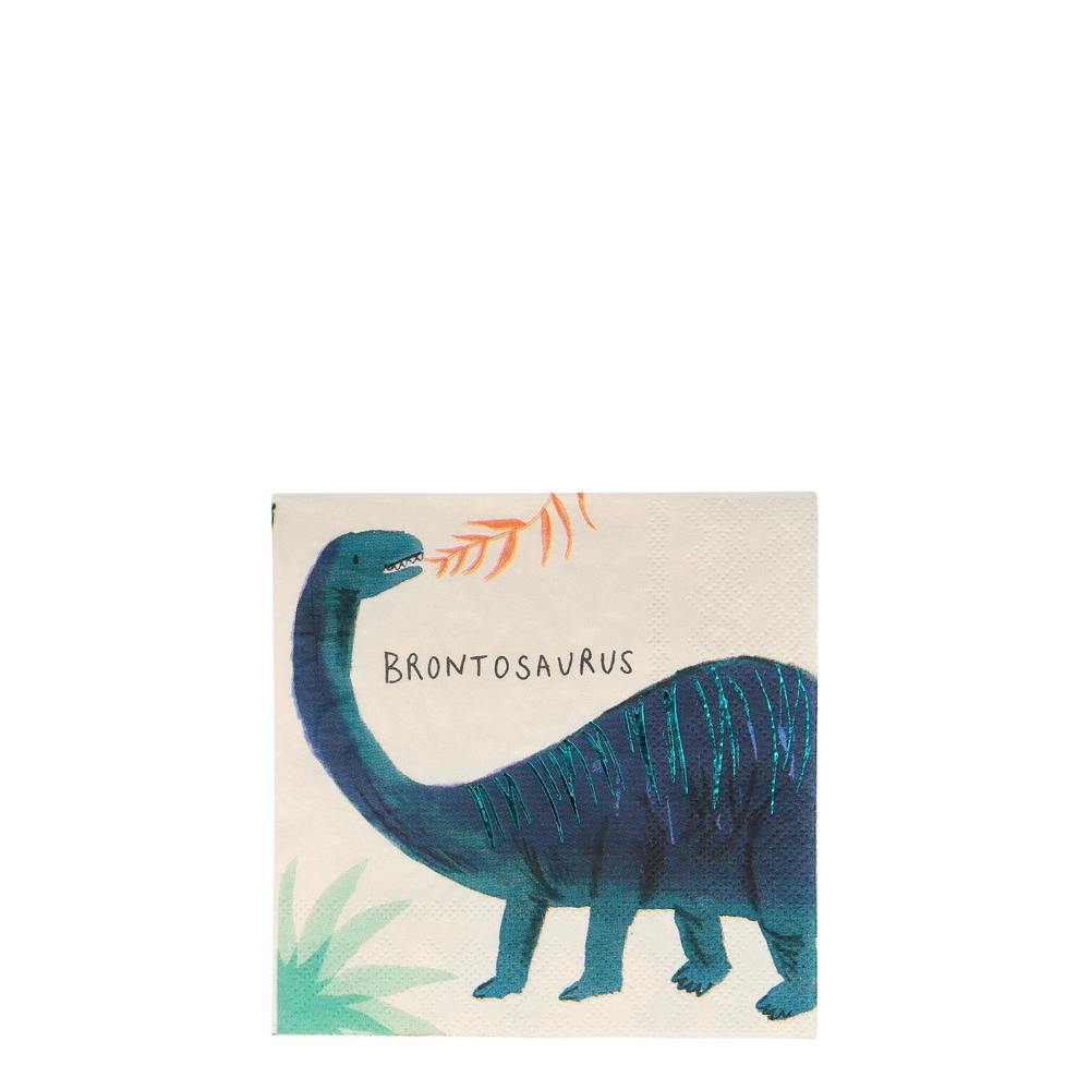 Mini Dinosaurier Servietten