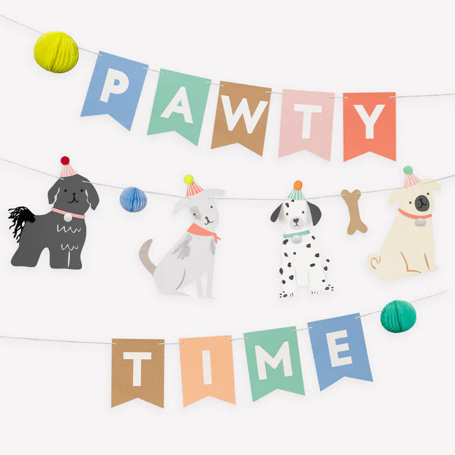 Hunde Party Girlande