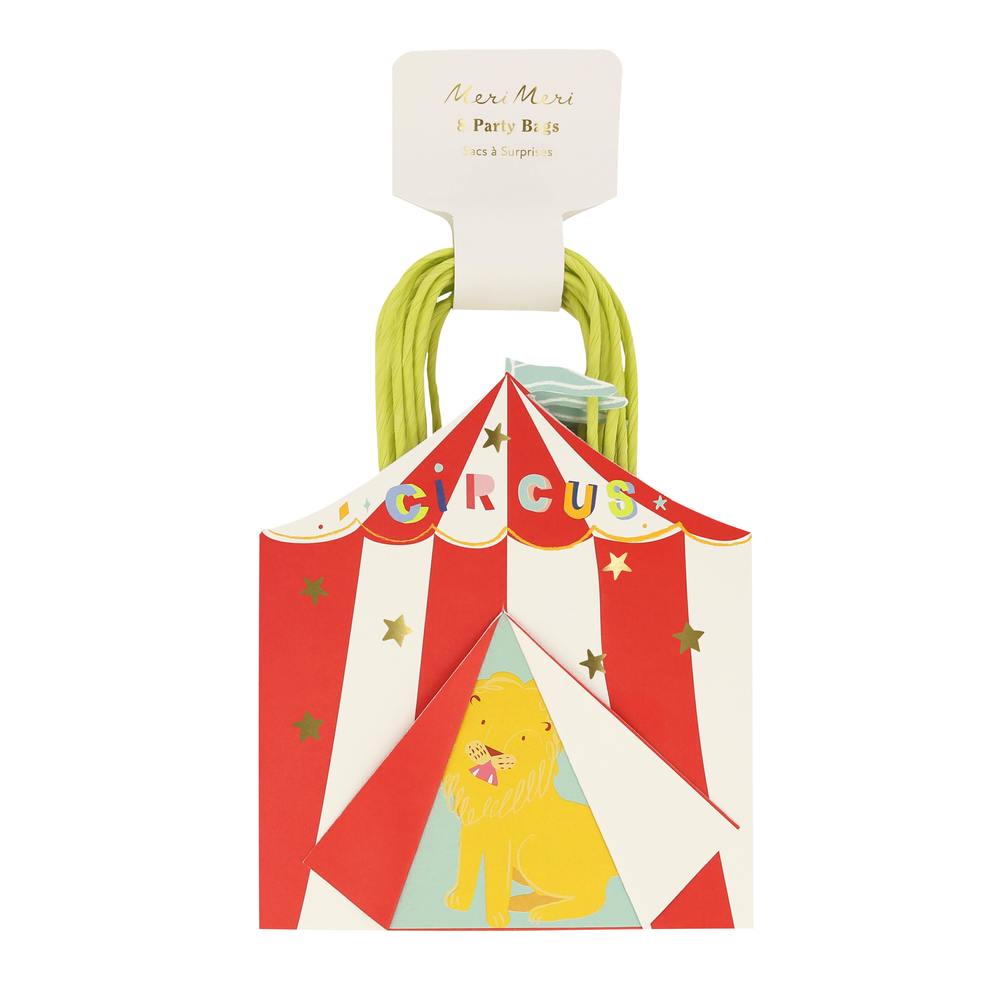 zelten geschenk Zirkus Zelt Geschenk Tüten (8 Stück) – Printfetti