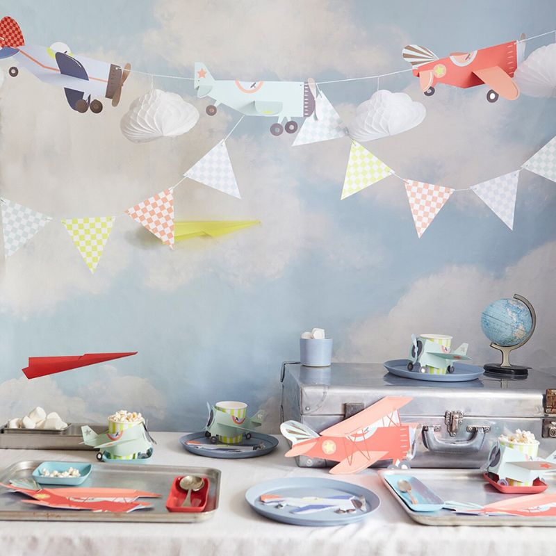 Flugzeug Party Girlande