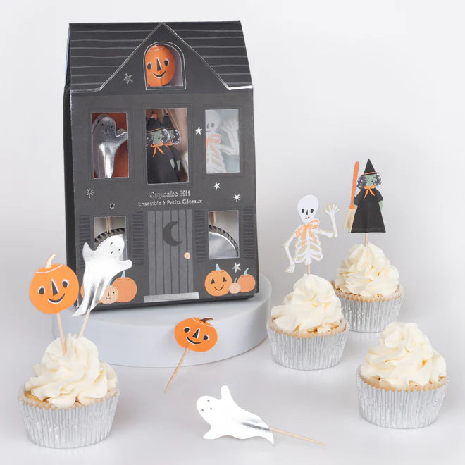 Halloween Cupcake Kit / Gruselhaus 