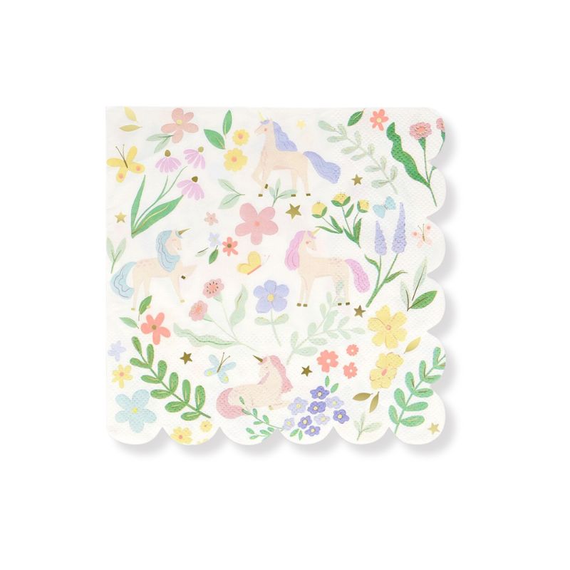 Einhorn & Blumen Servietten