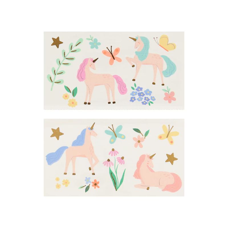Einhorn & Blumen Tattoos