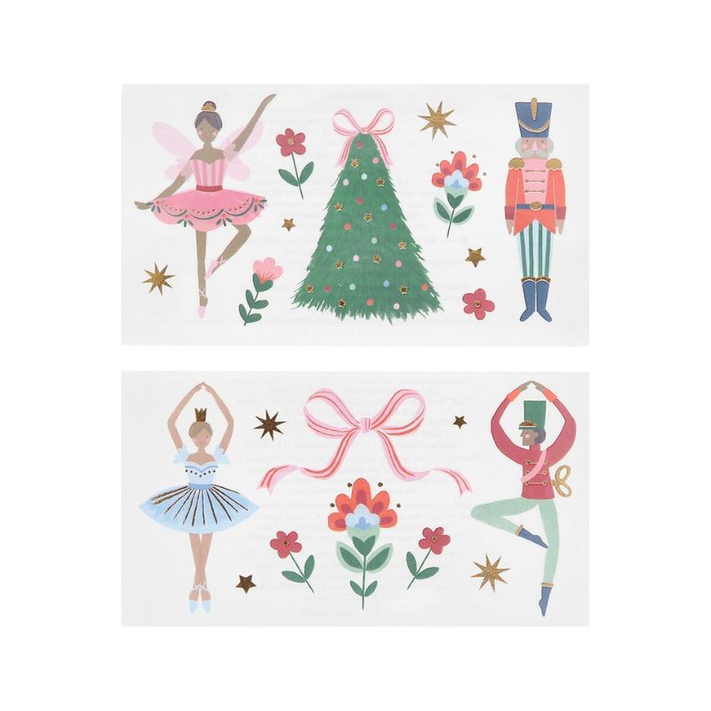 Nussknacker & Ballerina Kinder Tattoos