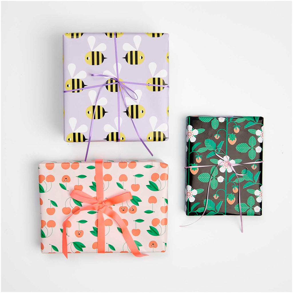 Geschenkpapier - Bienen