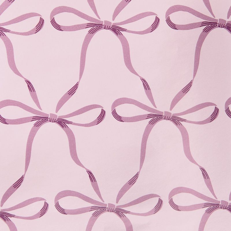 Schleifen Geschenkpapier / Rosa
