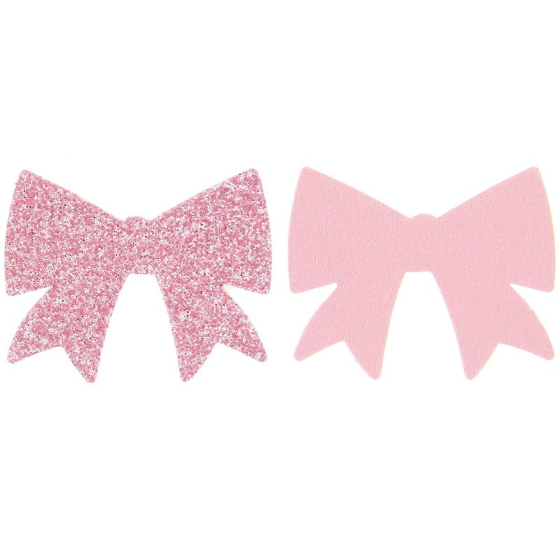 Mini Schleifen Streu Deko / Rosa / Glitzer – Printfetti