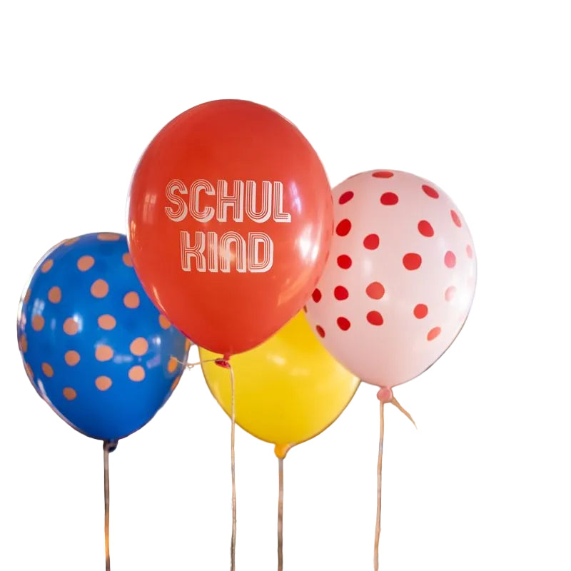 bunte schulstart deko