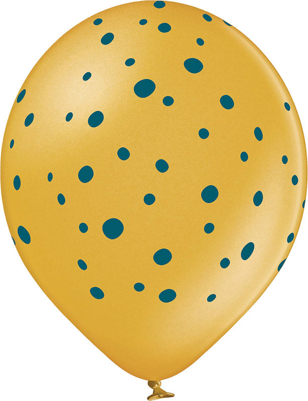 Schulkind Ballon Set - Grün/Gold