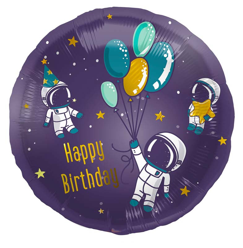 Happy Birthday Space Folienballon