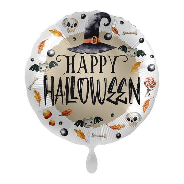 Halloween Dekoration Set - 4 Hexenhüte + 4 Discokugeln Mit Aufhänge-Zubehör