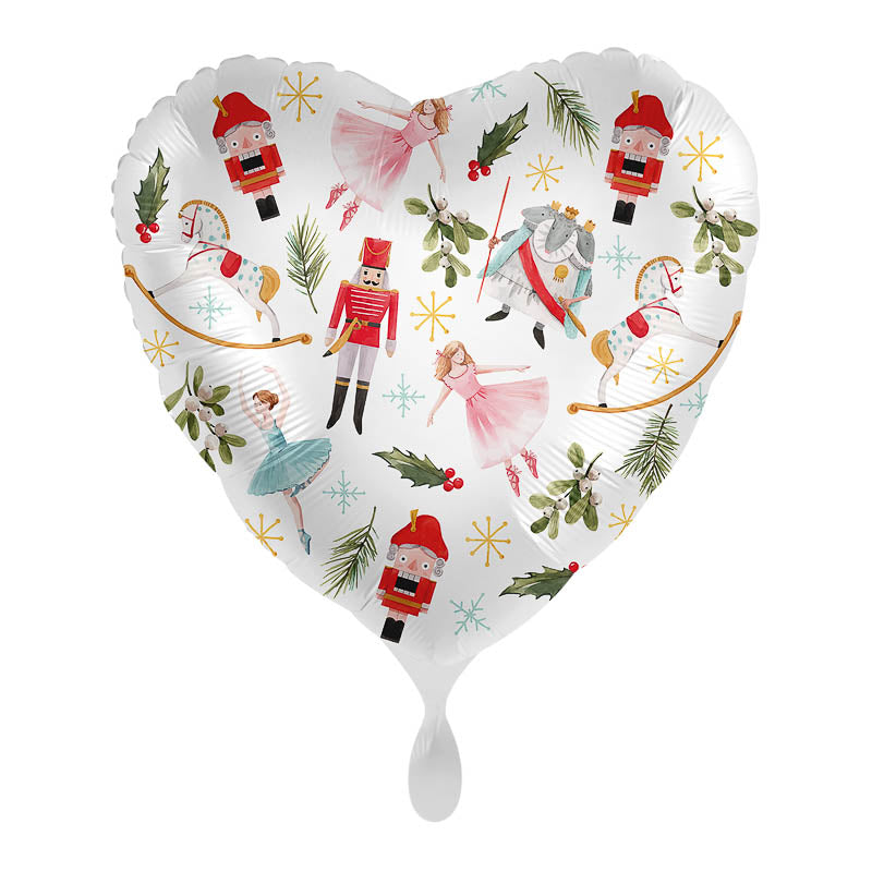 Nussknacker & Ballerina Folienballon / Herz