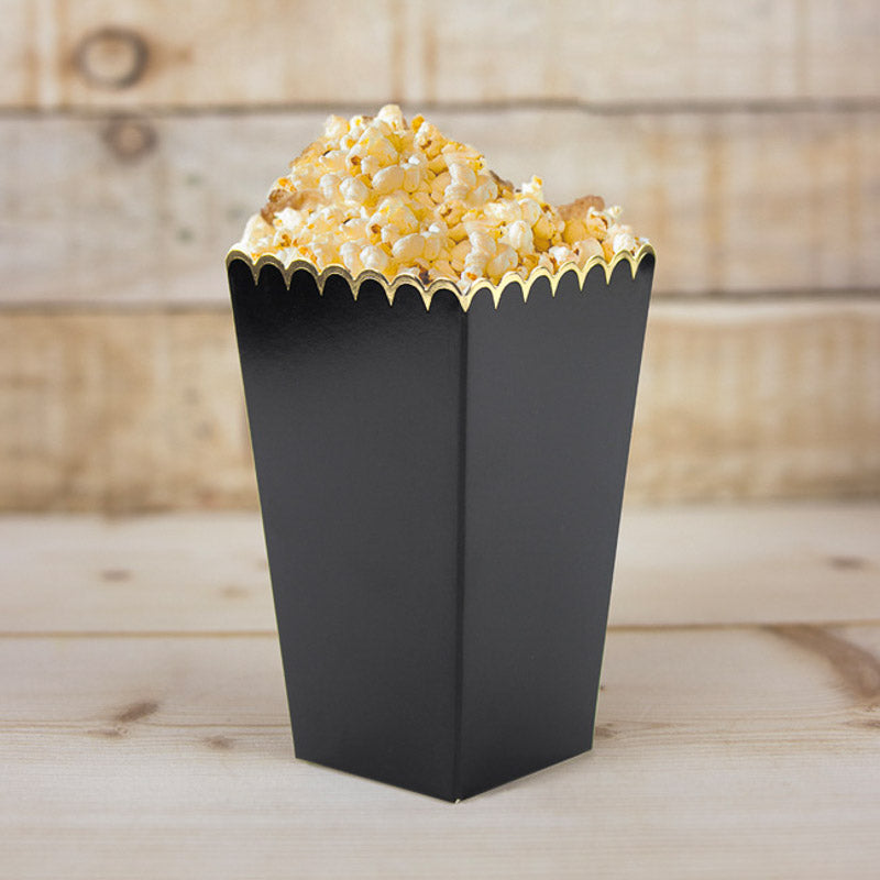 Popcorn Tüten Schwarz