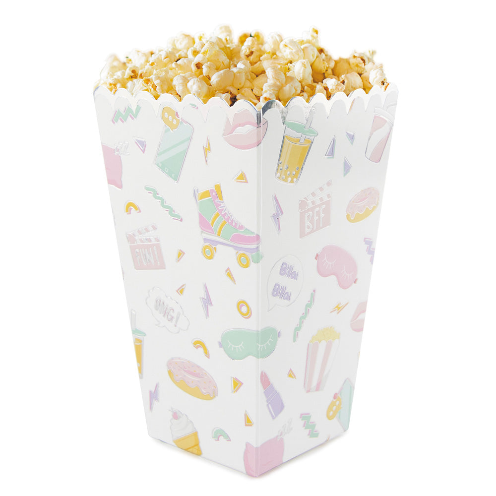 Popcorn Tüten Retro Rollschuh