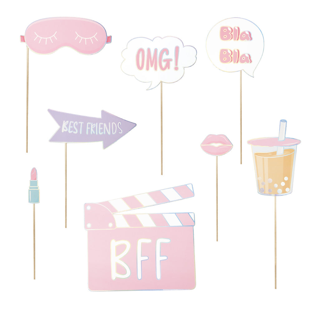 Pyjama Party / BFF Foto Booth Requisiten