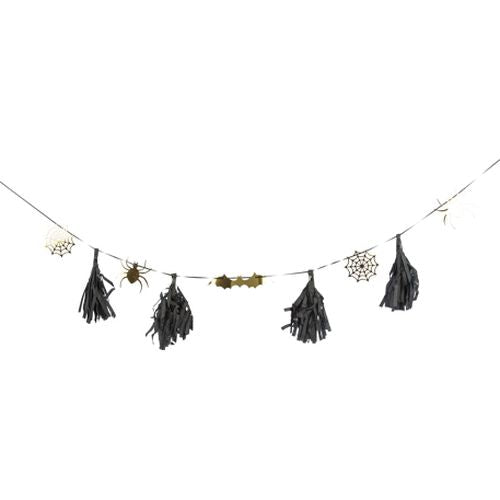 Halloween Tassel Girlande / Spinnen / Fledermaus