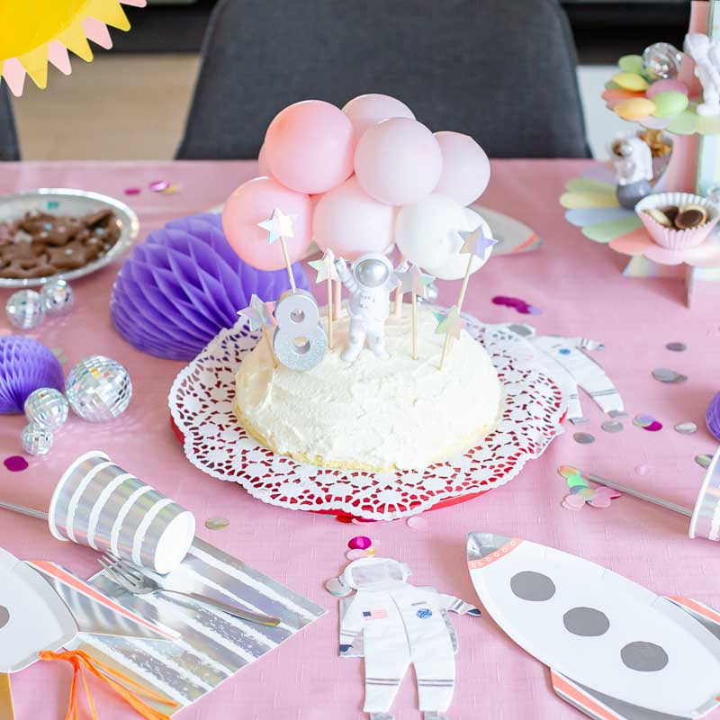 astronauten party deko